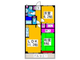 サザンドエルの物件間取画像